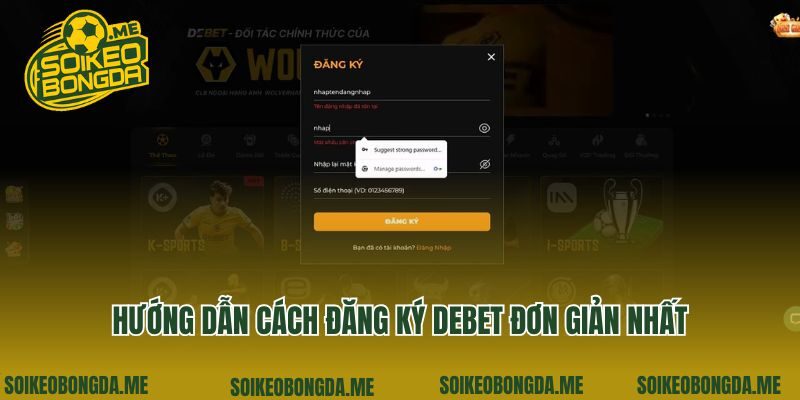 Hướng dẫn cách đăng ký Debet đơn giản nhất